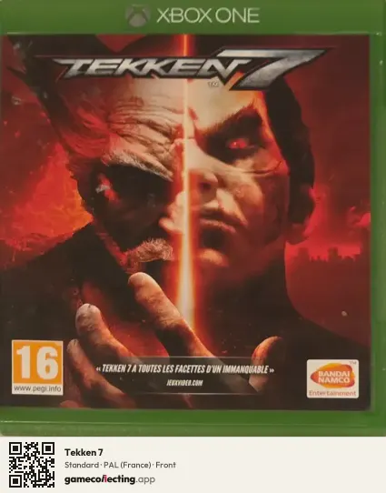 Tekken 7 Xbox One, France box front