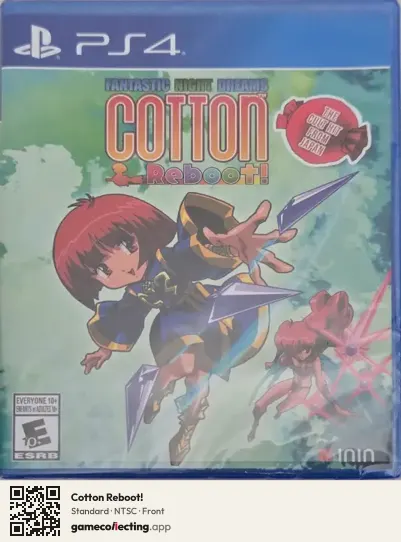Cotton Reboot! PlayStation 4, NTSC box front
