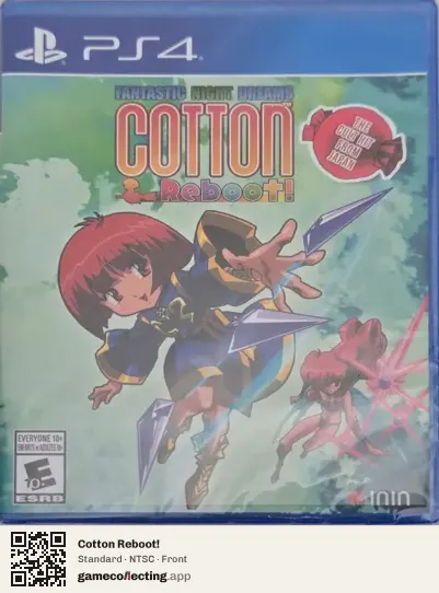 Cotton Reboot! PlayStation 4, NTSC box front