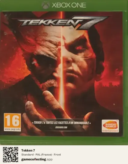 Tekken 7 Xbox One, France box front