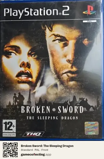 Broken Sword: The Sleeping Dragon PlayStation 2, PAL box front