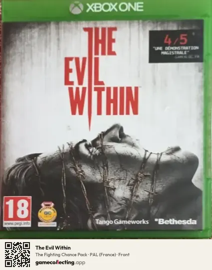 The Evil Within Xbox One, France box front