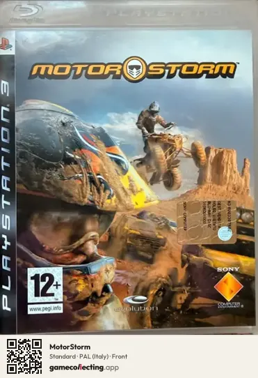 MotorStorm PlayStation 3, Italy box front