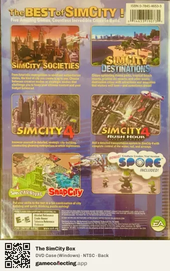 The SimCity Box Computer, NTSC box back