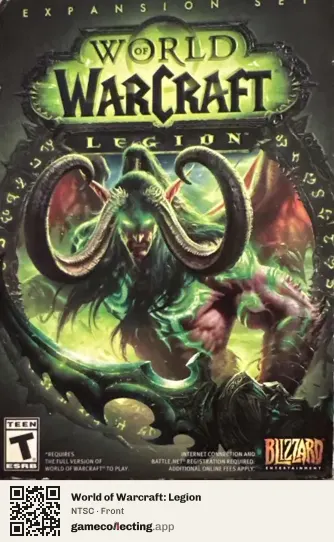 World of Warcraft: Legion Computer, NTSC box front