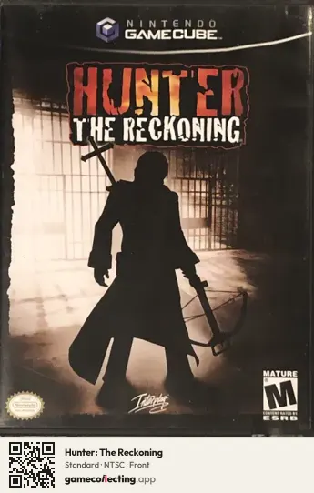 Hunter: The Reckoning Nintendo GameCube, NTSC box front