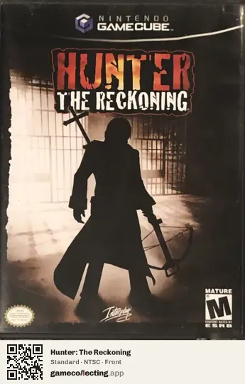 Hunter: The Reckoning Nintendo GameCube, NTSC box front
