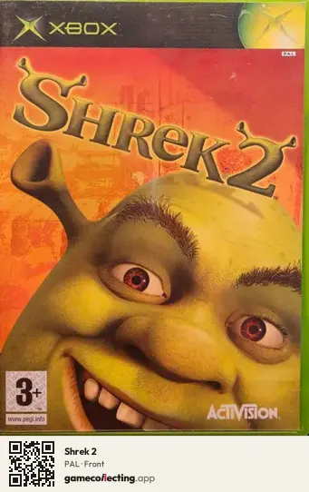 Shrek 2 Xbox, PAL box front