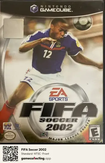 FIFA Soccer 2002 Nintendo GameCube, NTSC box front