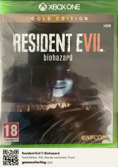 Resident Evil 7: Biohazard Xbox One, Nordic countries box front