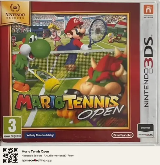 Mario Tennis Open Nintendo 3DS, Netherlands box front