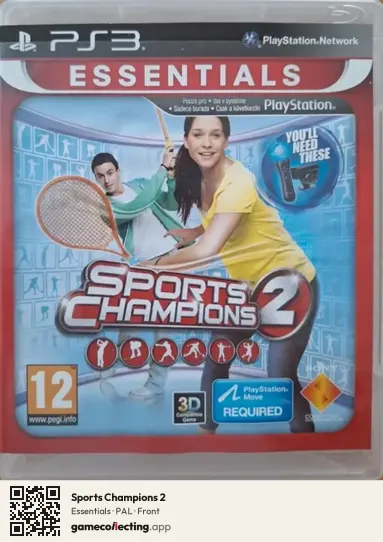Sports Champions 2 PlayStation 3, PAL box front