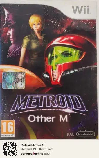 Metroid: Other M Nintendo Wii, Italy box front