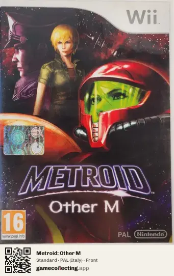 Metroid: Other M Nintendo Wii, Italy box front