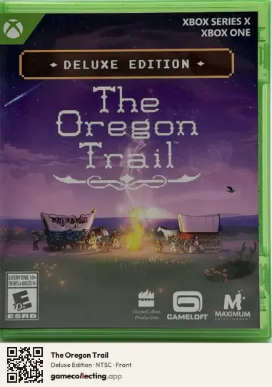 The Oregon Trail Xbox Series X, NTSC box front