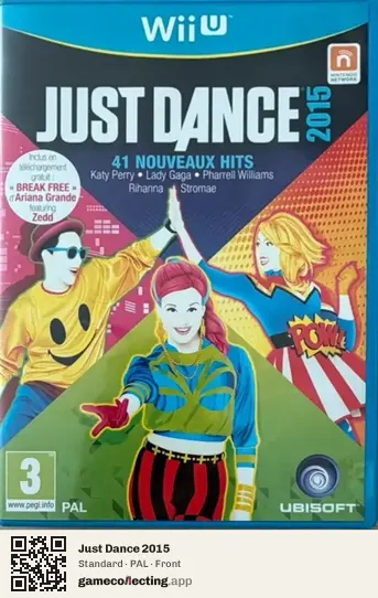 Just Dance 2015 Nintendo Wii U, PAL box front