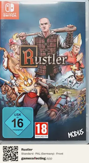 Rustler Nintendo Switch, Germany box front