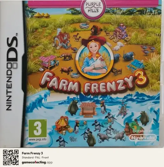 Farm Frenzy 3 Nintendo DS, PAL box front