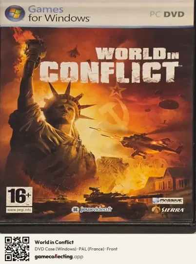 World in Conflict Computer, France box front