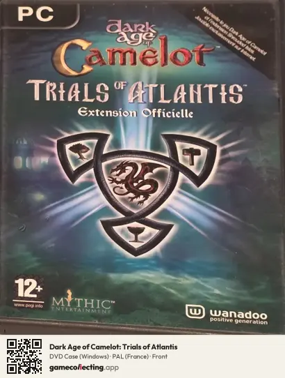 Dark Age of Camelot: Trials of Atlantis Computer, France box front