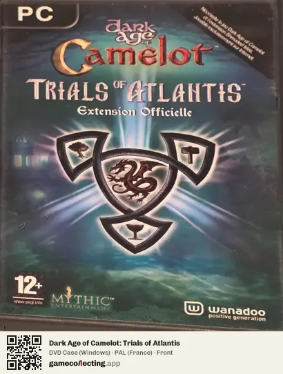 Dark Age of Camelot: Trials of Atlantis Computer, France box front