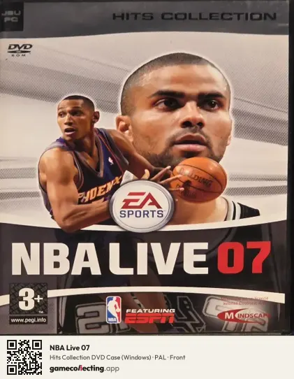 NBA Live 07 Computer, PAL box front