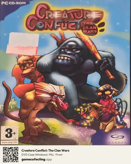 Creature Conflict: The Clan Wars Computer, PAL box front