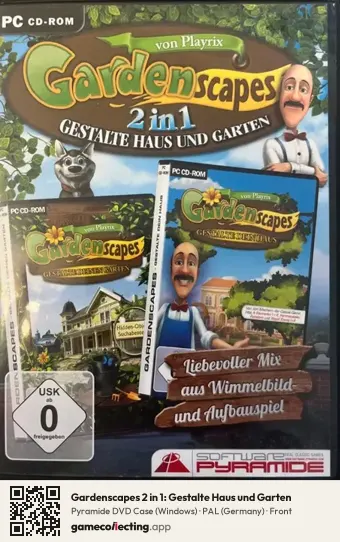Gardenscapes 2 in 1: Gestalte Haus und Garten Computer, Germany box front
