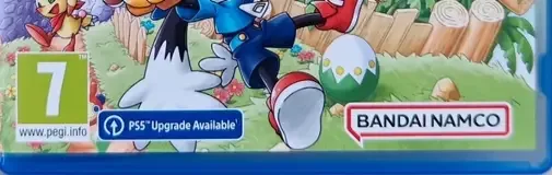 Klonoa Phantasy Reverie Series, the PEGI square on its front