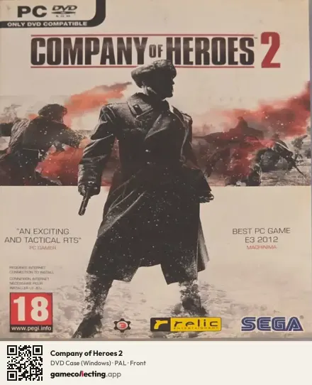 Company of Heroes 2 Computer, PAL box front