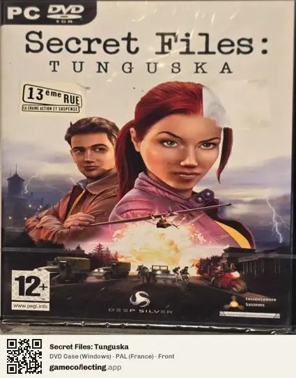 Secret Files: Tunguska Computer, France box front