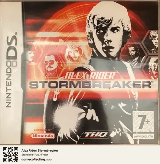 Alex Rider: Stormbreaker Nintendo DS, PAL box front
