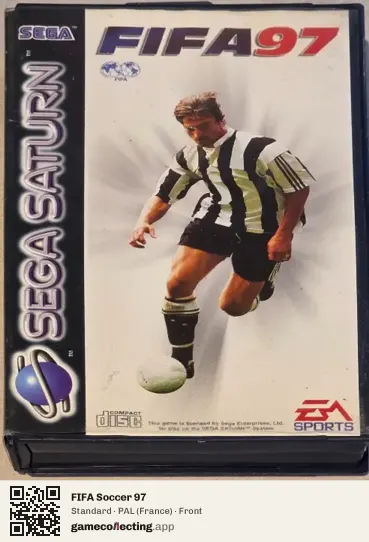 FIFA Soccer 97 Sega Saturn, France box front