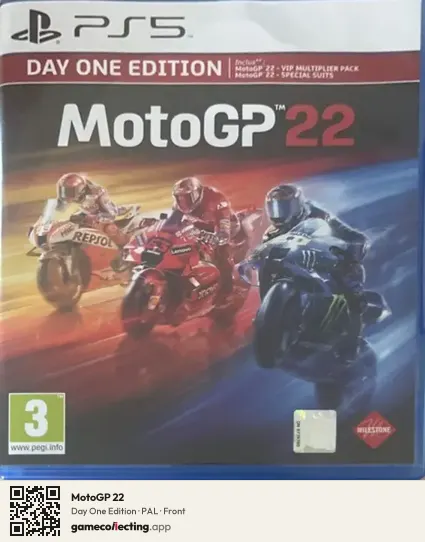 MotoGP 22 PlayStation 5, PAL box front