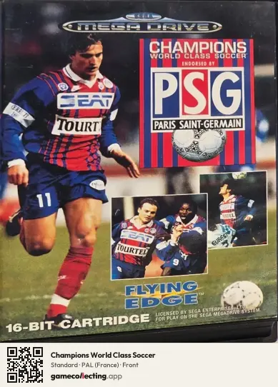 Champions World Class Soccer Sega Mega Drive / Genesis, France box front