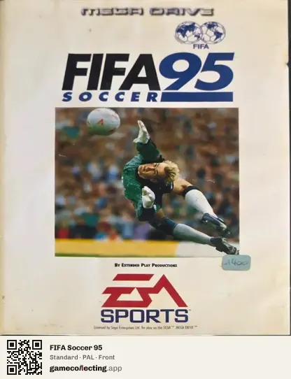 FIFA Soccer 95 Sega Mega Drive / Genesis, PAL box front