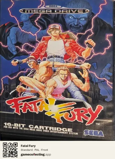 Fatal Fury Sega Mega Drive / Genesis, PAL box front