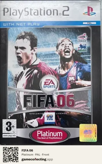 FIFA 06 PlayStation 2, PAL box front