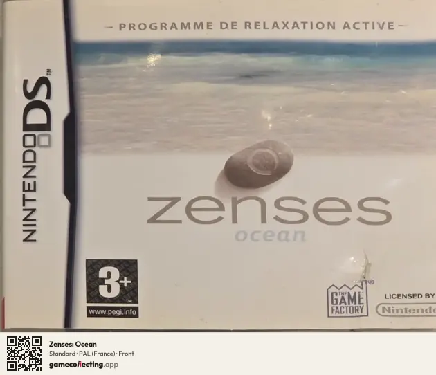 Zenses: Ocean Nintendo DS, France box front