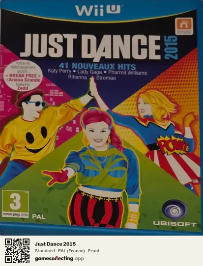 Just Dance 2015 Nintendo Wii U, France box front