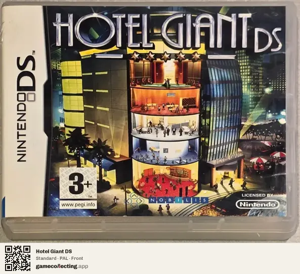 Hotel Giant DS Nintendo DS, PAL box front