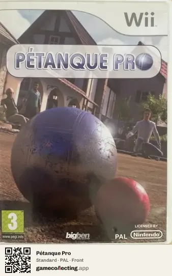 Pétanque Pro Nintendo Wii, PAL box front