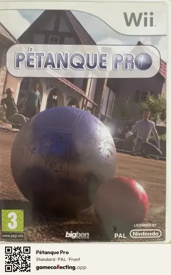 Pétanque Pro Nintendo Wii, PAL box front