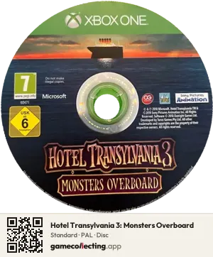 Hotel Transylvania 3: Monsters Overboard Xbox One, PAL disc