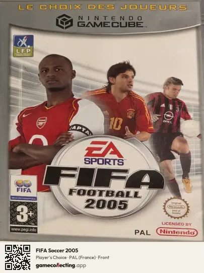 FIFA Soccer 2005 Nintendo GameCube, France box front