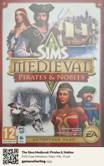The Sims Medieval: Pirates & Nobles Computer, PAL box front
