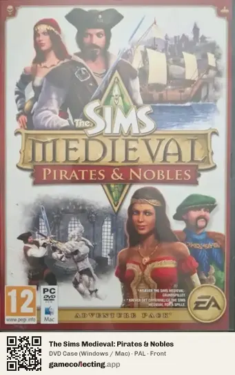 The Sims Medieval: Pirates & Nobles Computer, PAL box front