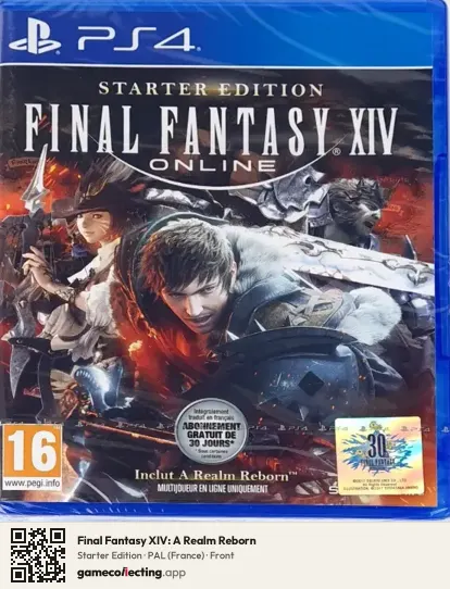 Final Fantasy XIV: A Realm Reborn PlayStation 4, France box front