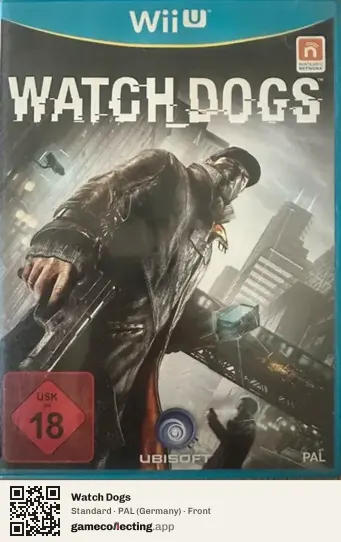 Watch Dogs Nintendo Wii U, Germany box front
