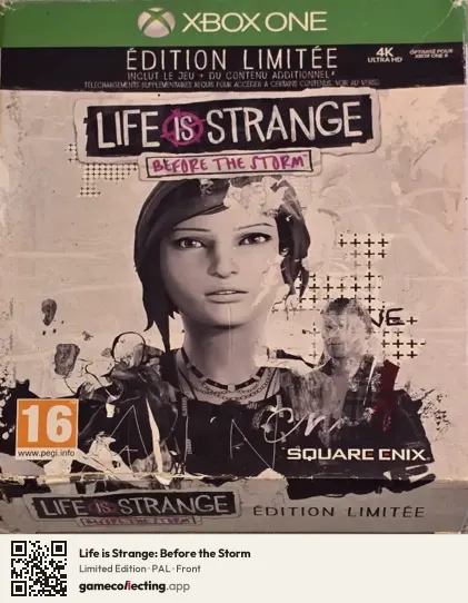 Life is Strange: Before the Storm Xbox One, PAL box front
